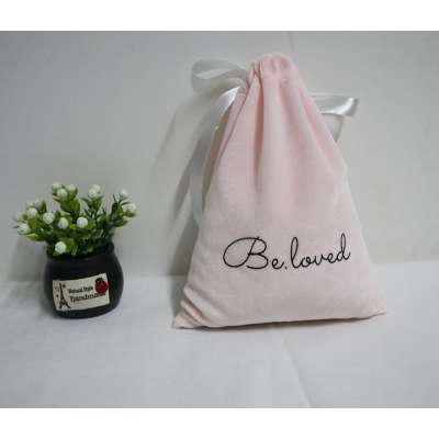 Custom Printed Soft Velvet Bag Pouch Cosmetic Makeup Brushes Roll Bag Pouch